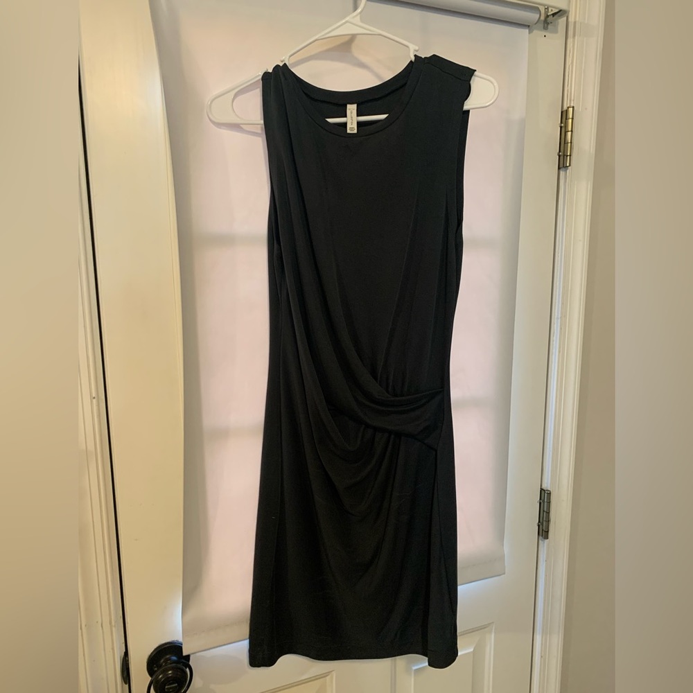 Short form fitting, but flattering dress